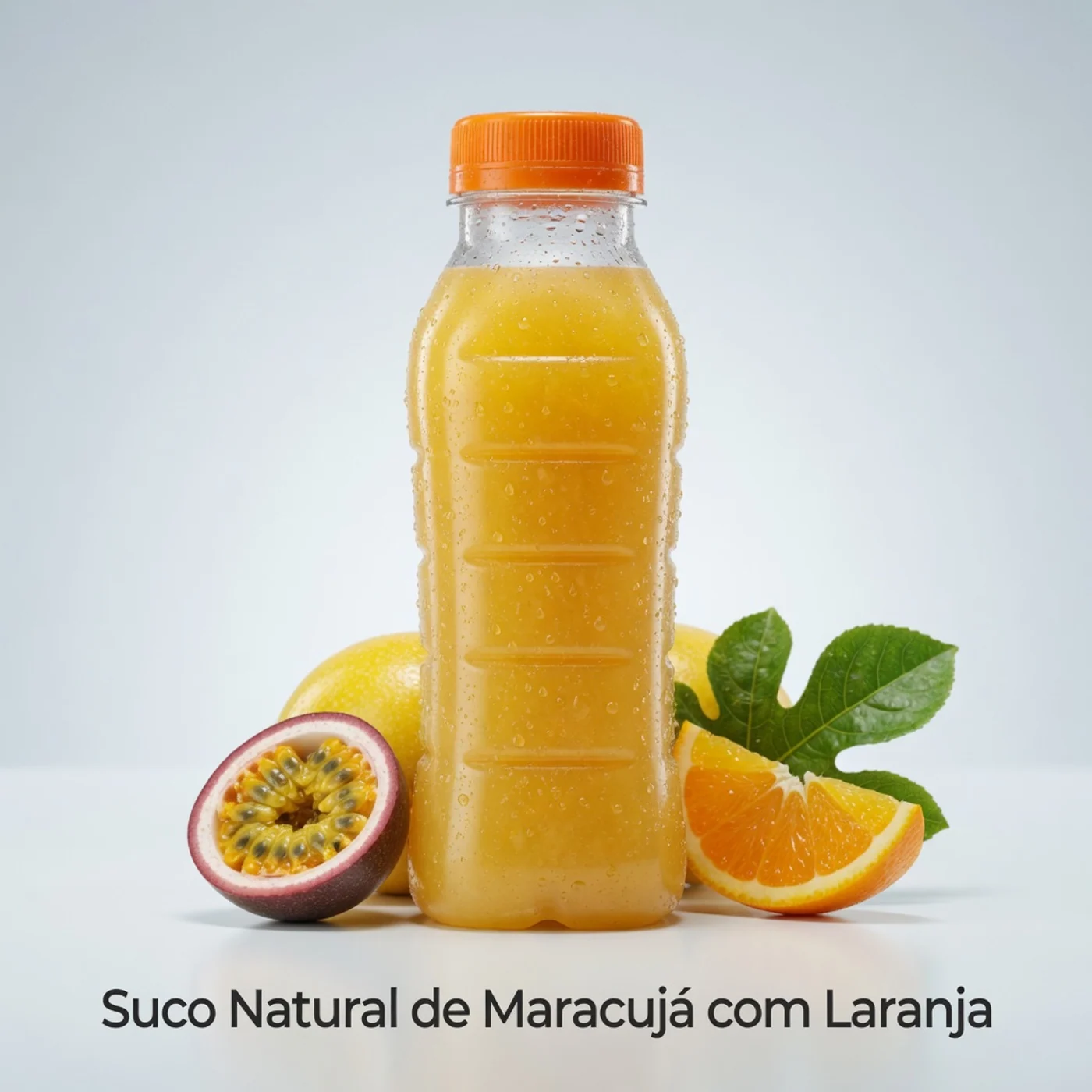 Suco natural de maracujá com laranja 300ml